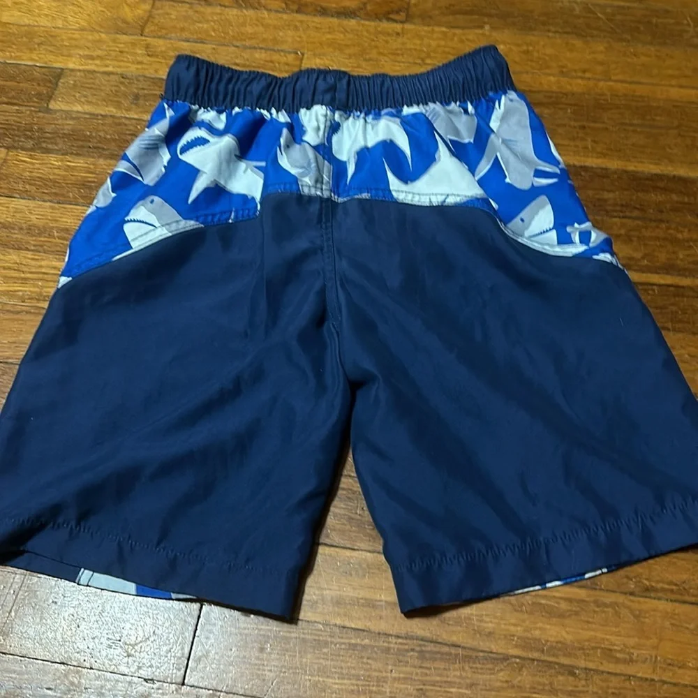 Place Sport Boys Swim Trunks, Sharks, Sz L (10/12)